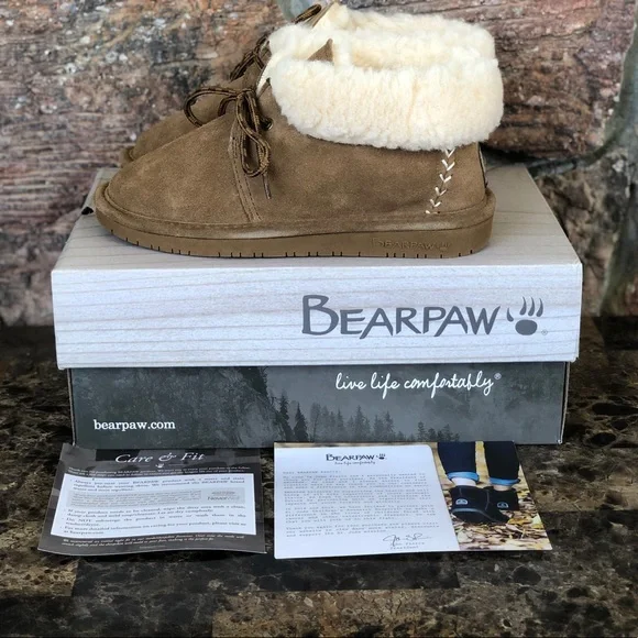 BEARPAW Girls Kory Low Top Moccasin Boots || - Picture 10 of 14